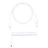 PURPLE CLOUD Keyboard + COILED CABLE + MOUSE PAD Bundle