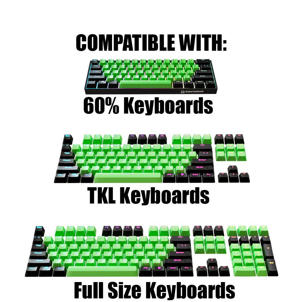 Toxic Keycap Set - Kraken Keycaps