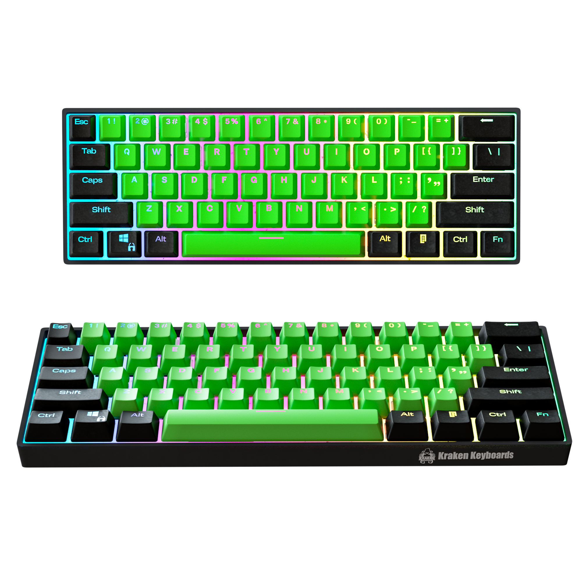TOXIC EDITION - Kraken Pro 60% Mechanical Keyboard